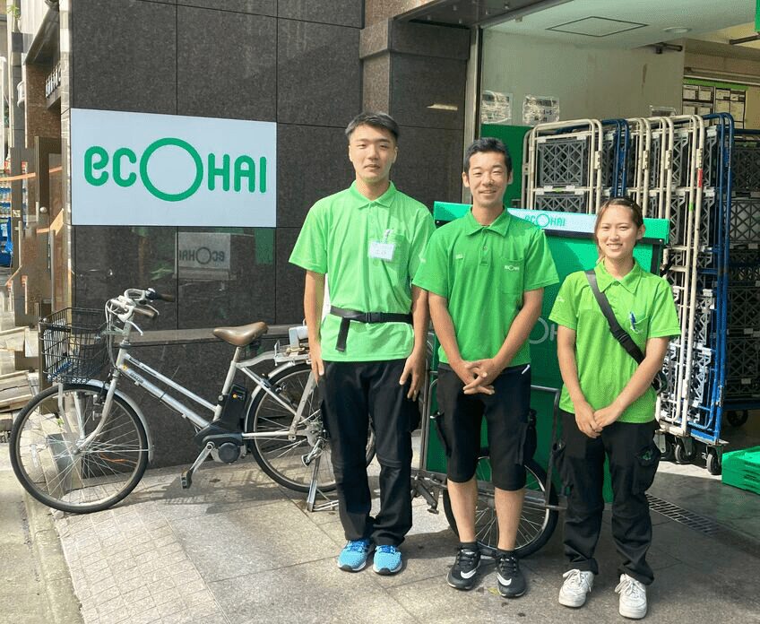 株式会社エコ配　新橋店クルーの方々